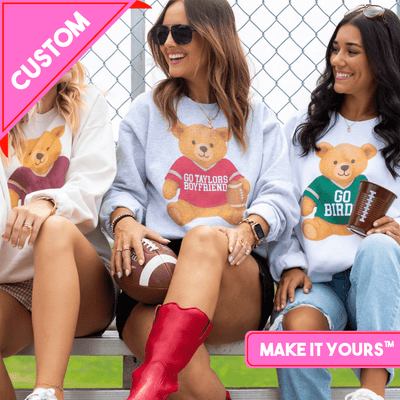 Make It Yours™ ‘Touchdown Teddy’ Crewneck Sweatshirt - United Monograms