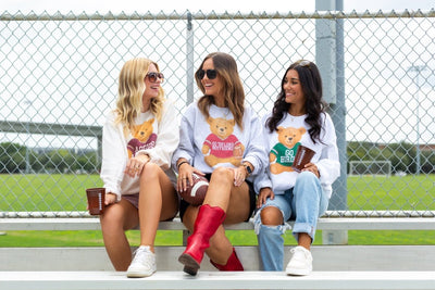 Make It Yours™ ‘Touchdown Teddy’ Crewneck Sweatshirt - United Monograms