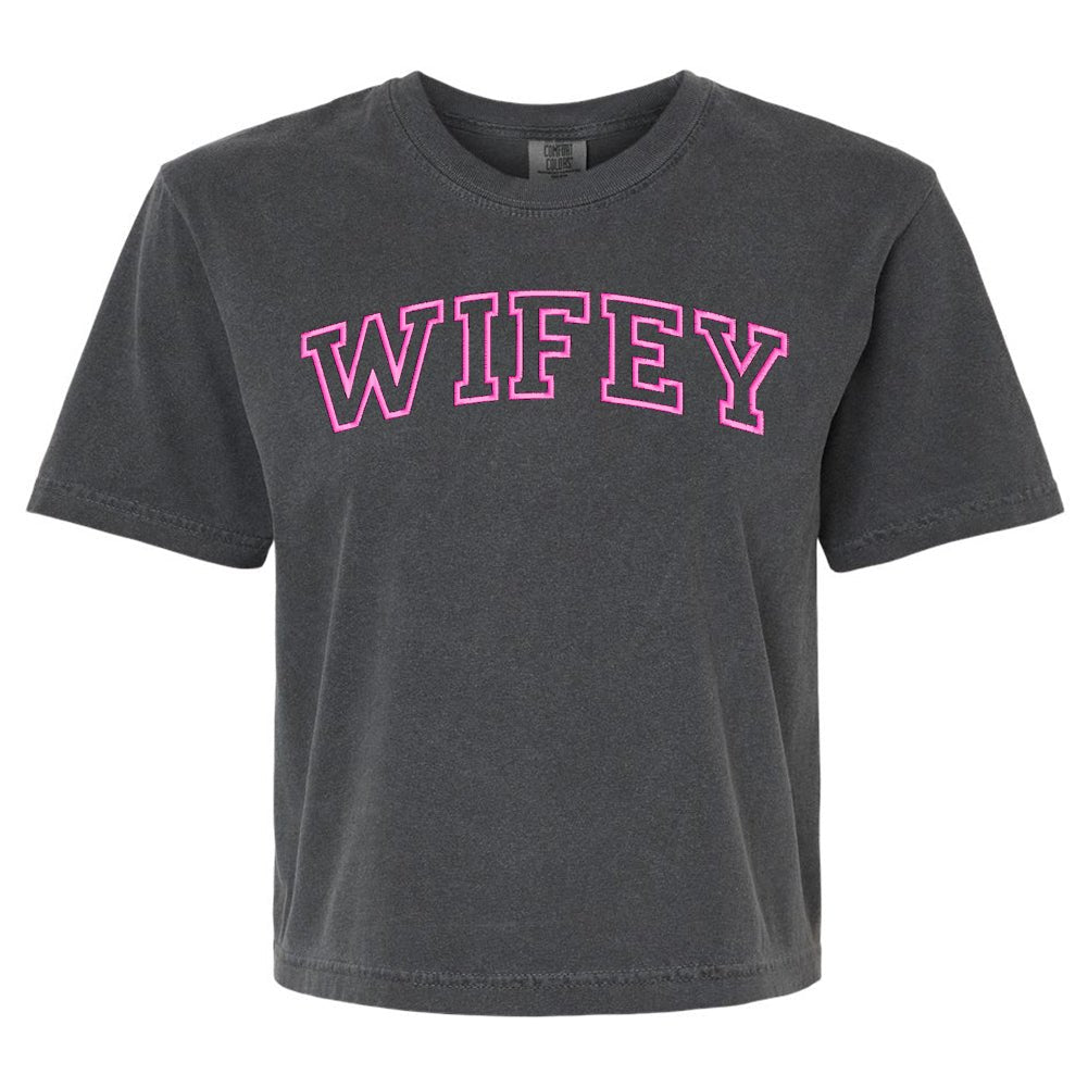 Make It Yours™ 'Varsity Word' Boxy T-Shirt - United Monograms