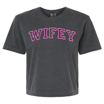 Make It Yours™ 'Varsity Word' Boxy T-Shirt - United Monograms