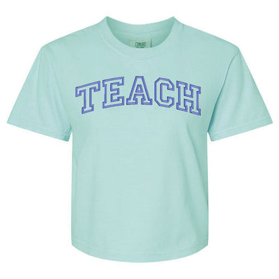 Make It Yours™ 'Varsity Word' Boxy T-Shirt - United Monograms