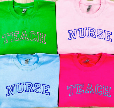 Make It Yours™ Varsity Word Crewneck Sweatshirt - United Monograms