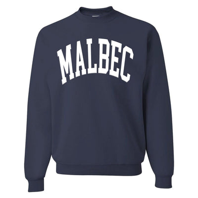 Make It Yours™ 'Wine' PUFF Crewneck Sweatshirt - United Monograms