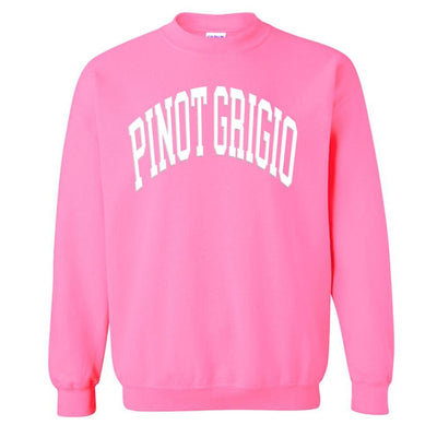 Make It Yours™ 'Wine' PUFF Crewneck Sweatshirt - United Monograms
