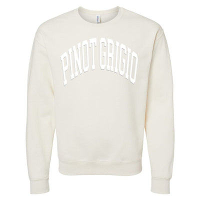Make It Yours™ 'Wine' PUFF Crewneck Sweatshirt - United Monograms