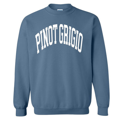 Make It Yours™ 'Wine' PUFF Crewneck Sweatshirt - United Monograms