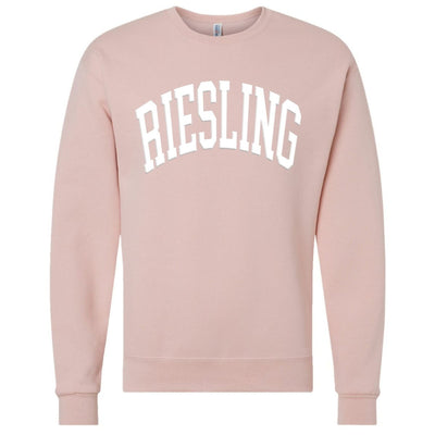 Make It Yours™ 'Wine' PUFF Crewneck Sweatshirt - United Monograms