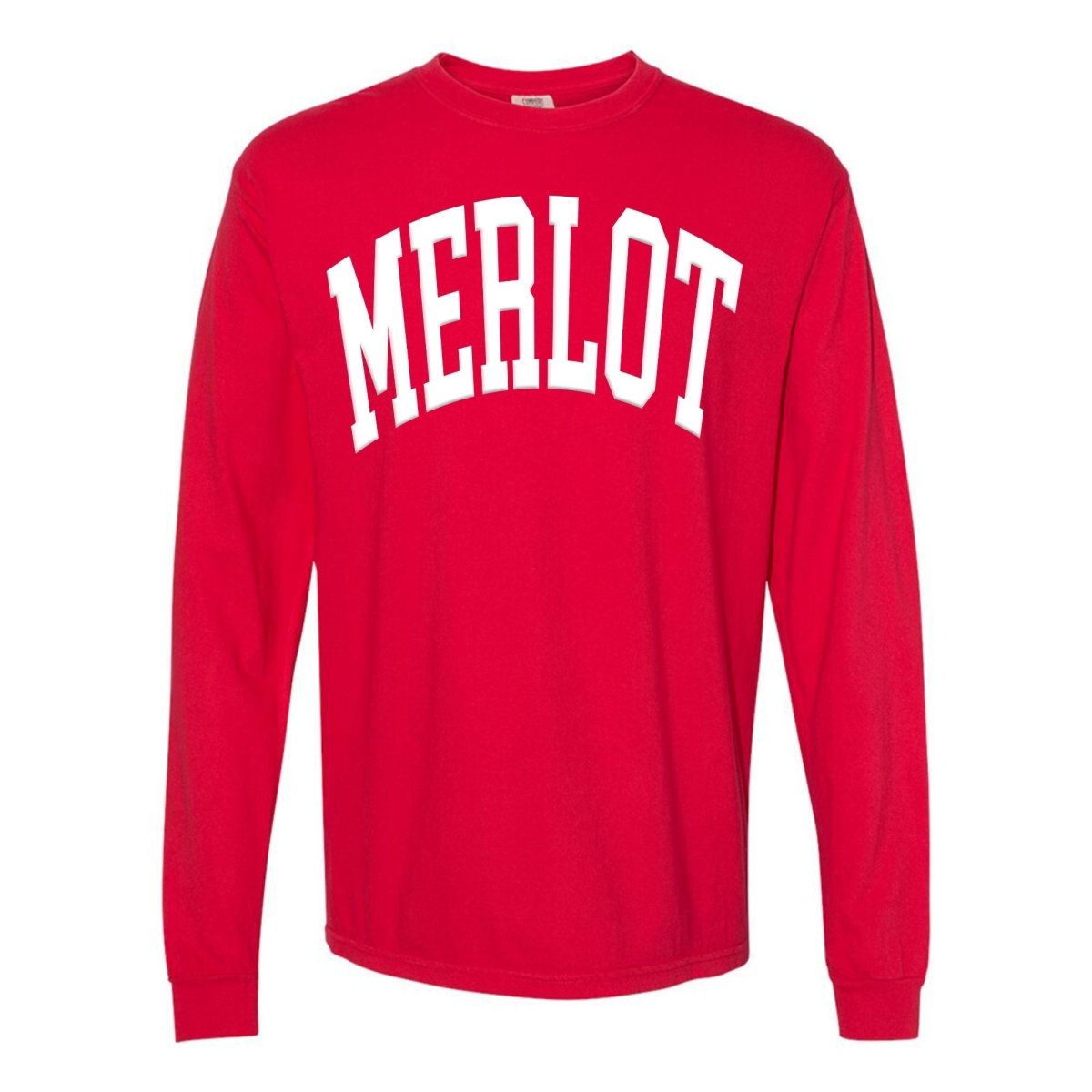 Make It Yours™ 'Wine' PUFF Long Sleeve T-Shirt - United Monograms