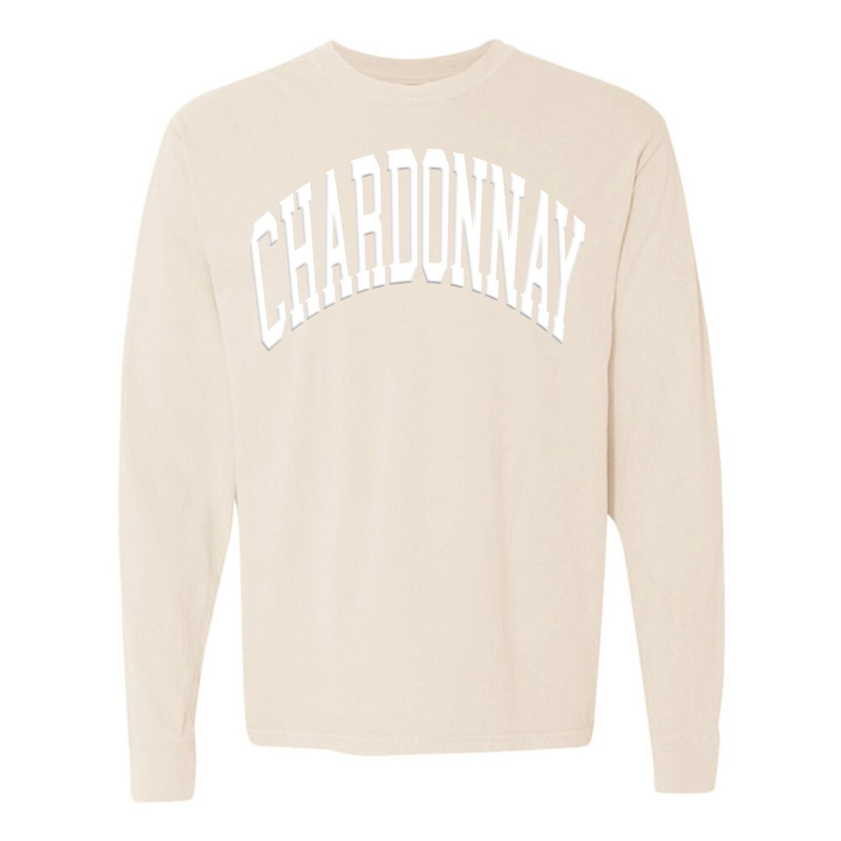 Make It Yours™ 'Wine' PUFF Long Sleeve T-Shirt - United Monograms