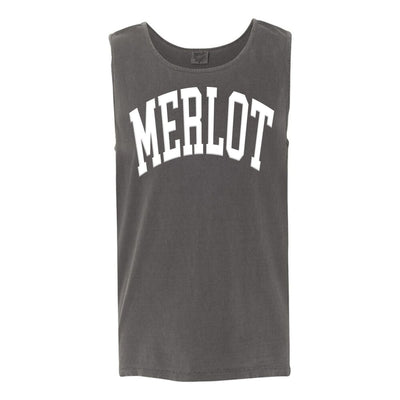 Make It Yours™ 'Wine' PUFF Tank Top - United Monograms