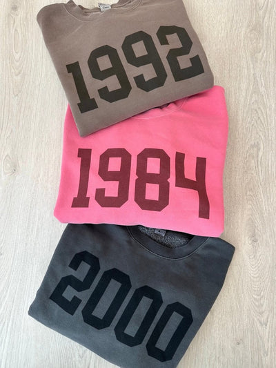 Make It Yours™ 'Year' Cozy Crew - United Monograms