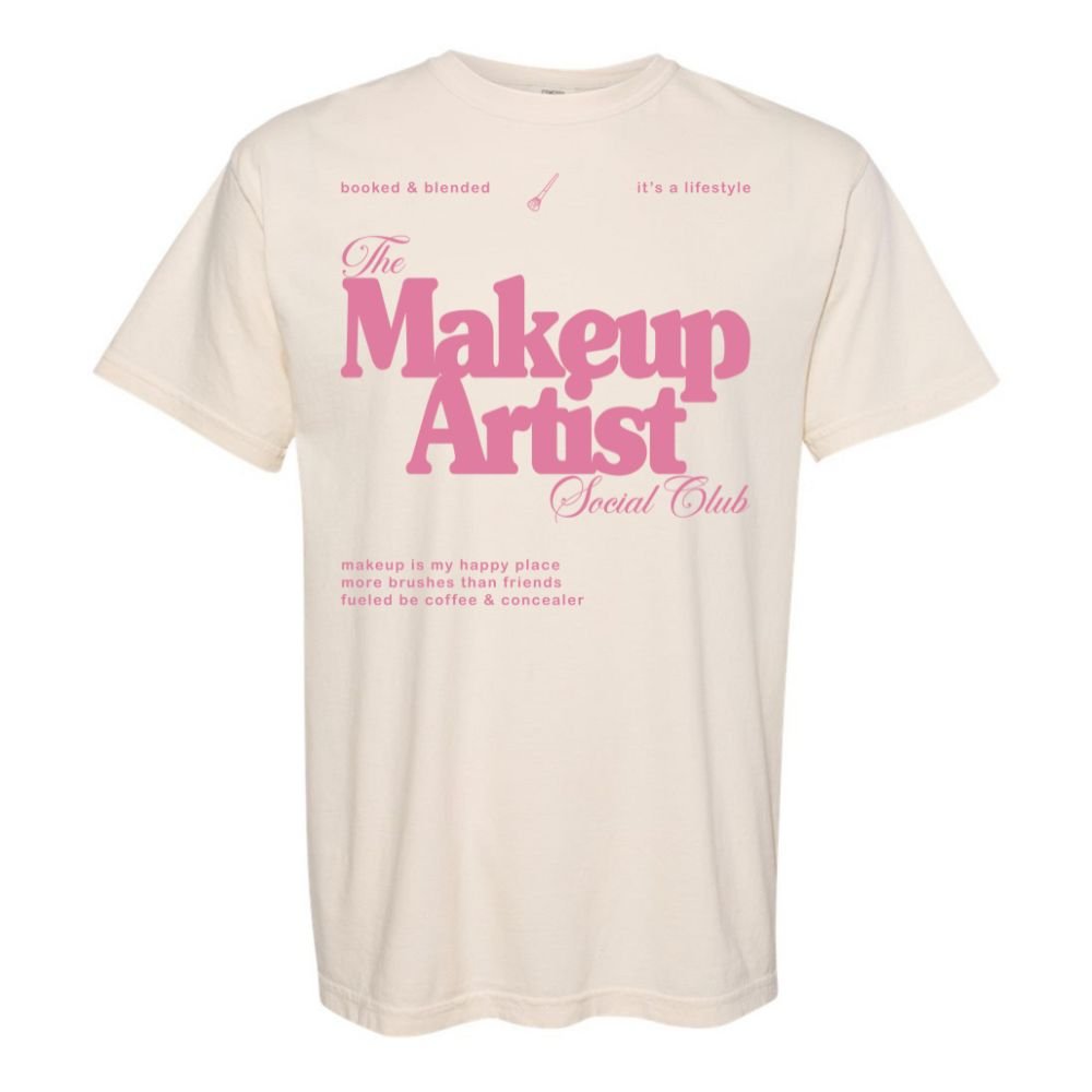 'Makeup Artist Social Club' T-Shirt - United Monograms
