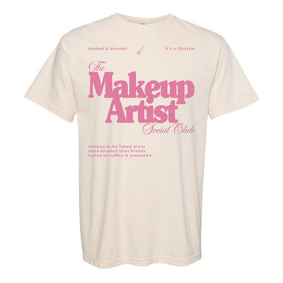'Makeup Artist Social Club' T-Shirt - United Monograms