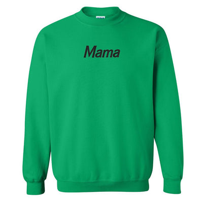 Mama Embroidered Crewneck Sweatshirt - United Monograms