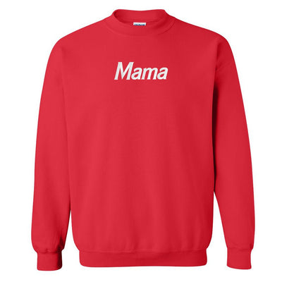 Mama Embroidered Crewneck Sweatshirt - United Monograms