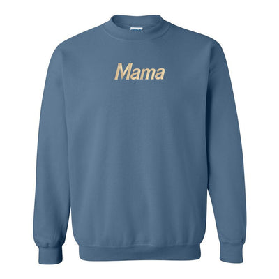 Mama Embroidered Crewneck Sweatshirt - United Monograms