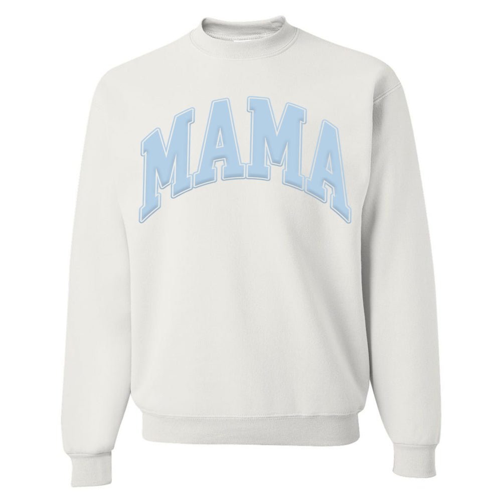 'Mama' PUFF Crewneck Sweatshirt - United Monograms