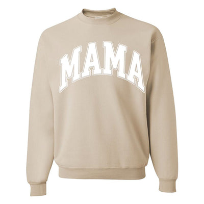 'Mama' PUFF Crewneck Sweatshirt - United Monograms