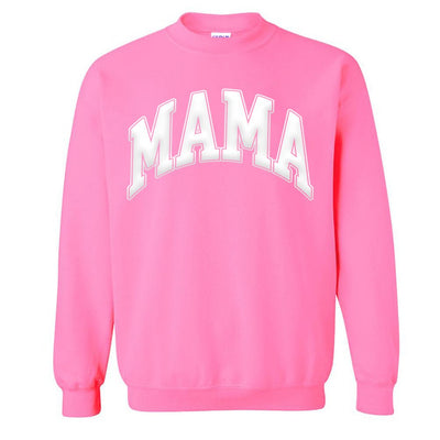 'Mama' PUFF Crewneck Sweatshirt - United Monograms