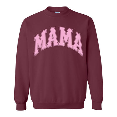 'Mama' PUFF Crewneck Sweatshirt - United Monograms