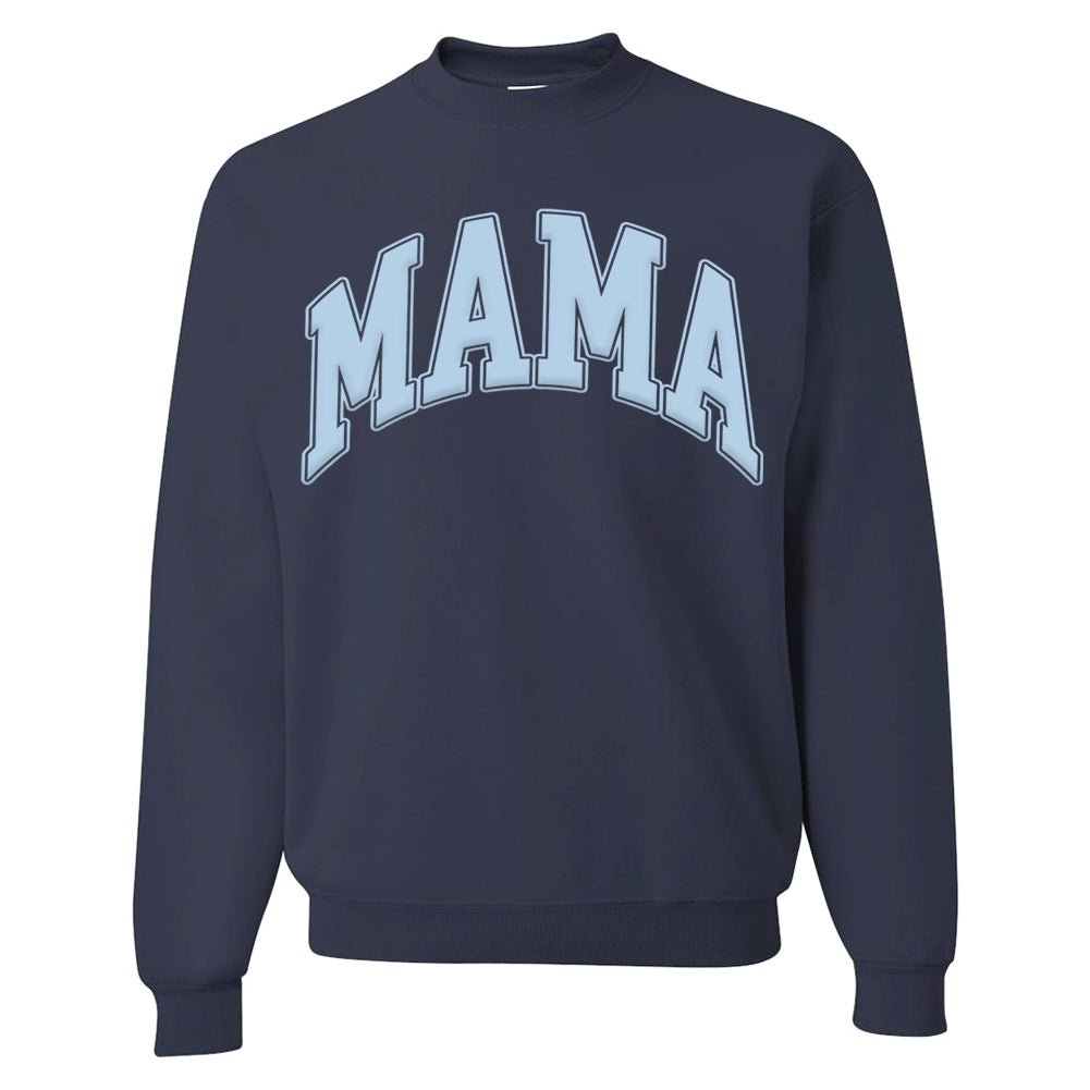 'Mama' PUFF Crewneck Sweatshirt - United Monograms
