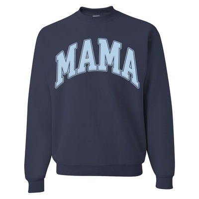 'Mama' PUFF Crewneck Sweatshirt - United Monograms