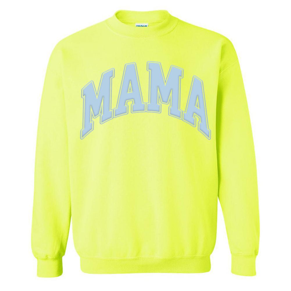 'Mama' PUFF Crewneck Sweatshirt - United Monograms