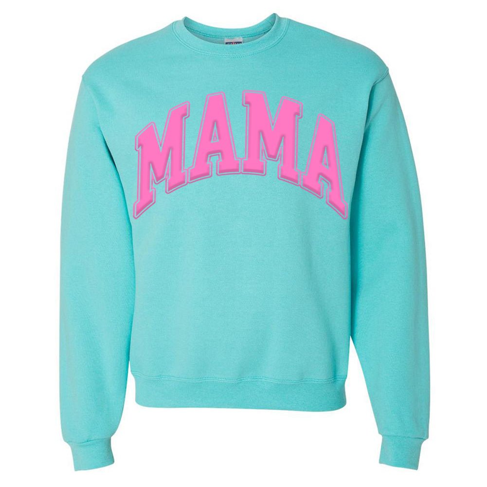 'Mama' PUFF Crewneck Sweatshirt - United Monograms