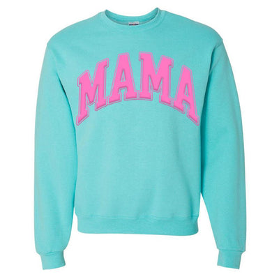 'Mama' PUFF Crewneck Sweatshirt - United Monograms