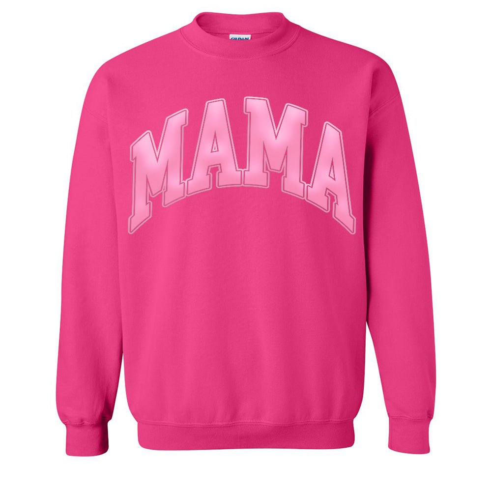 MAMA Embroidered | Black Thread | Adult Sweatshirt Gildan