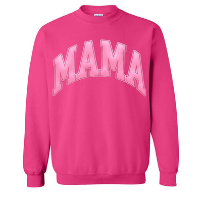 'Mama' PUFF Crewneck Sweatshirt - United Monograms