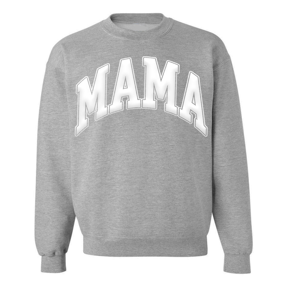 'Mama' PUFF Crewneck Sweatshirt - United Monograms