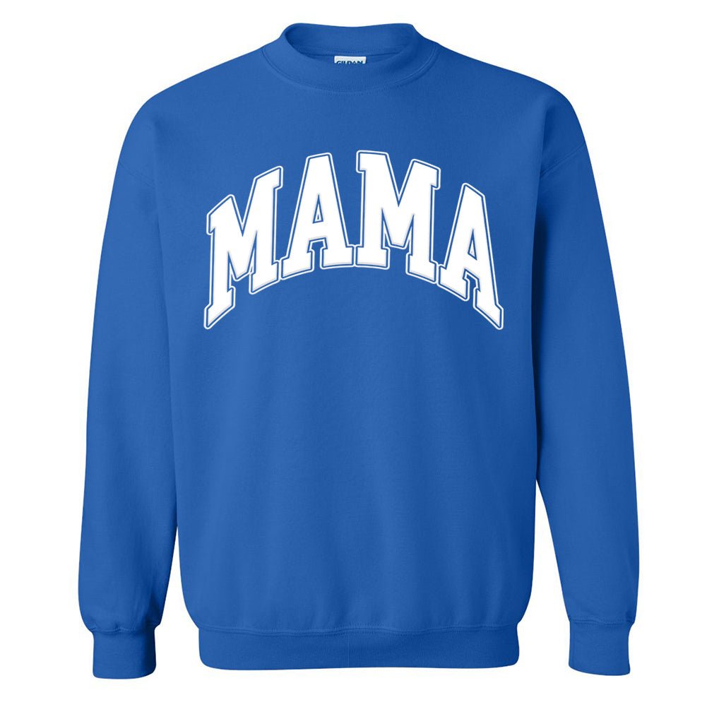 'Mama' PUFF Crewneck Sweatshirt - United Monograms