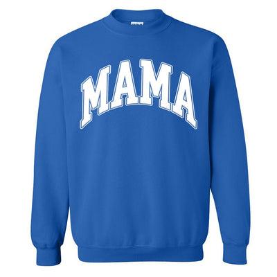 'Mama' PUFF Crewneck Sweatshirt - United Monograms