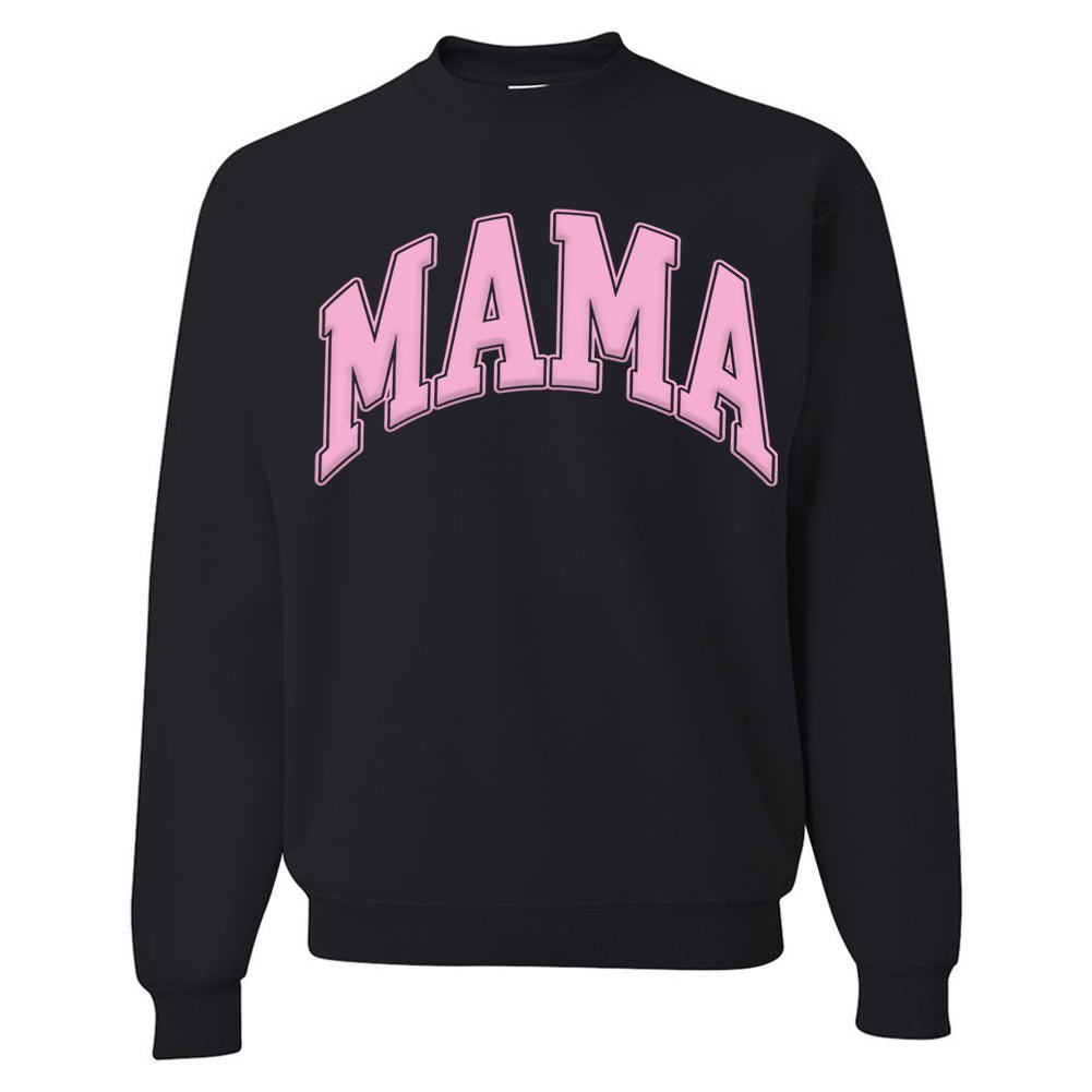 'Mama' PUFF Crewneck Sweatshirt - United Monograms
