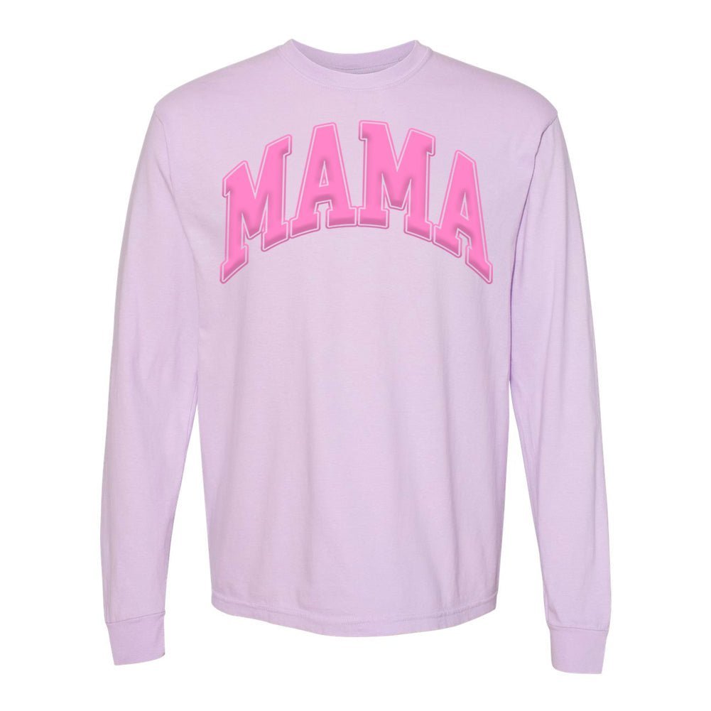 'Mama' PUFF Design Long Sleeve T - Shirt - United Monograms