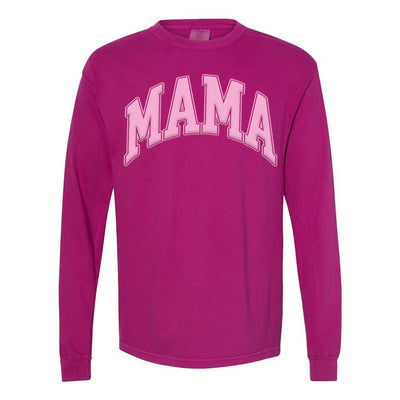 'Mama' PUFF Design Long Sleeve T - Shirt - United Monograms
