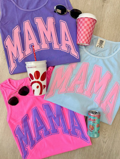 'Mama' PUFF Tank Top - United Monograms