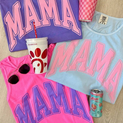 'Mama' PUFF Tank Top - United Monograms