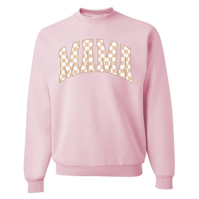 'Mama Tan Check' Crewneck Sweatshirt - United Monograms