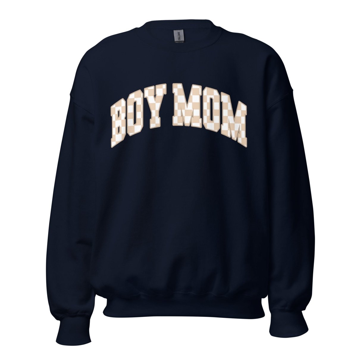 'Mama Tan Check' Crewneck Sweatshirt - United Monograms