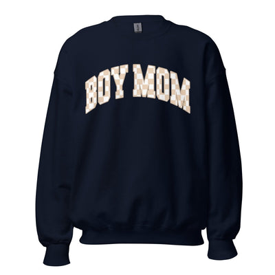 'Mama Tan Check' Crewneck Sweatshirt - United Monograms