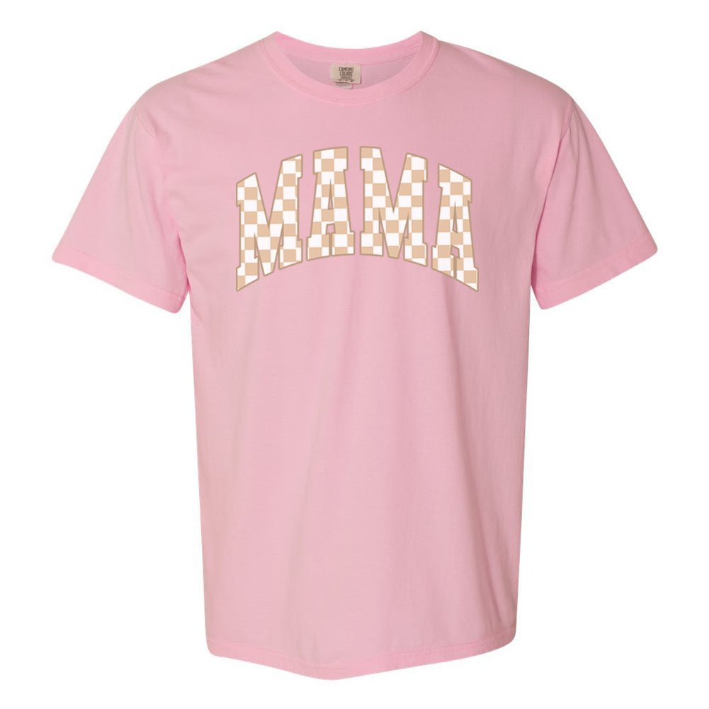 'Mama Tan Check' T - Shirt - United Monograms