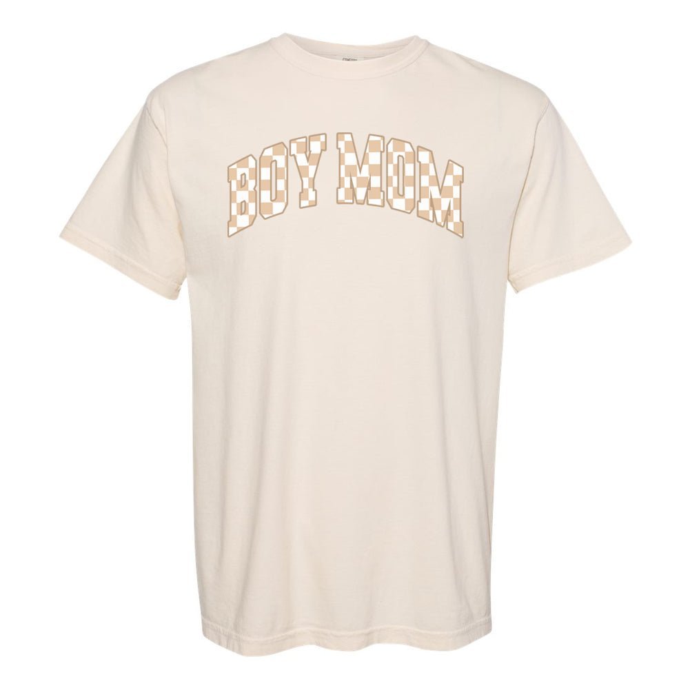 'Mama Tan Check' T - Shirt - United Monograms