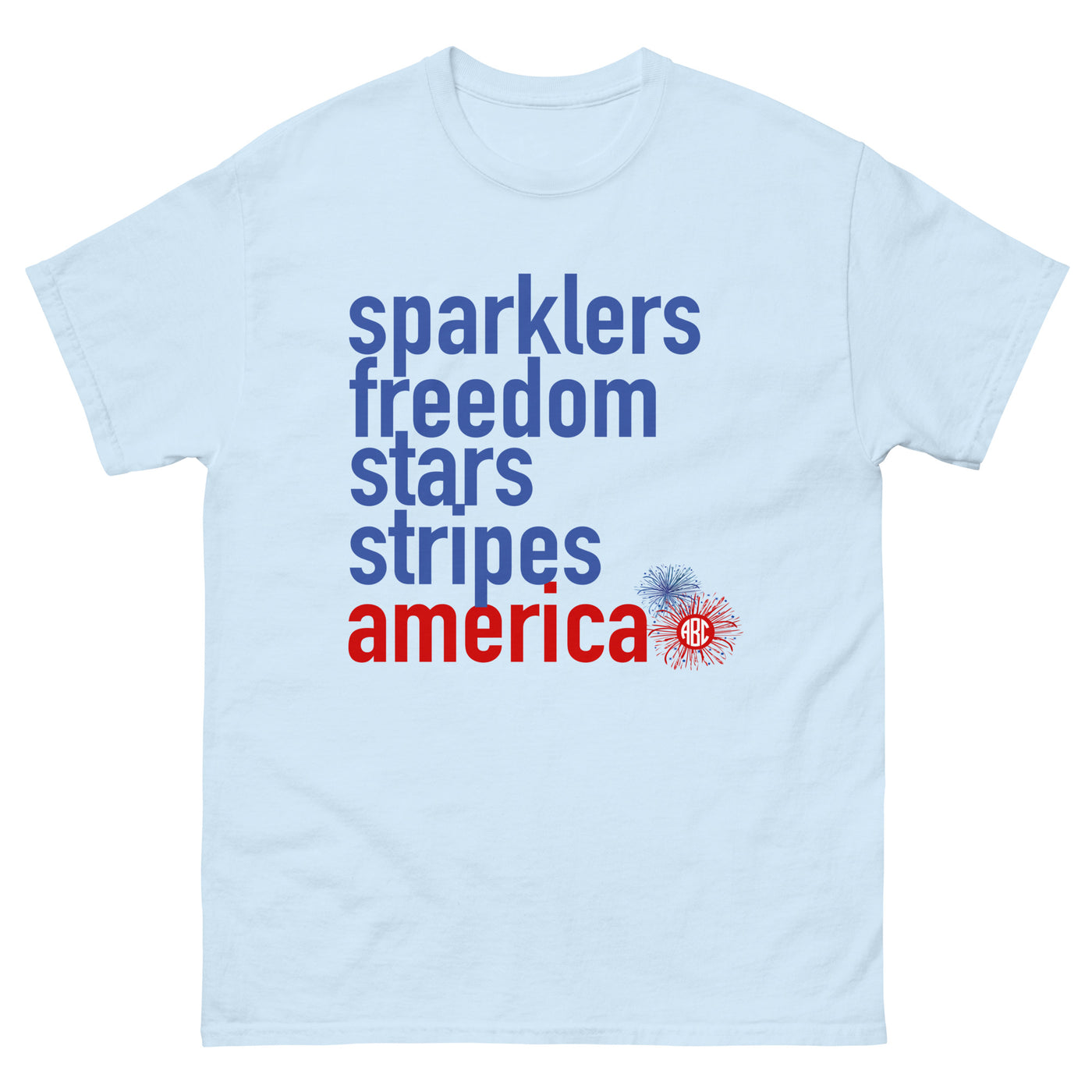 Monogrammed 'Sparklers' Basic T-Shirt