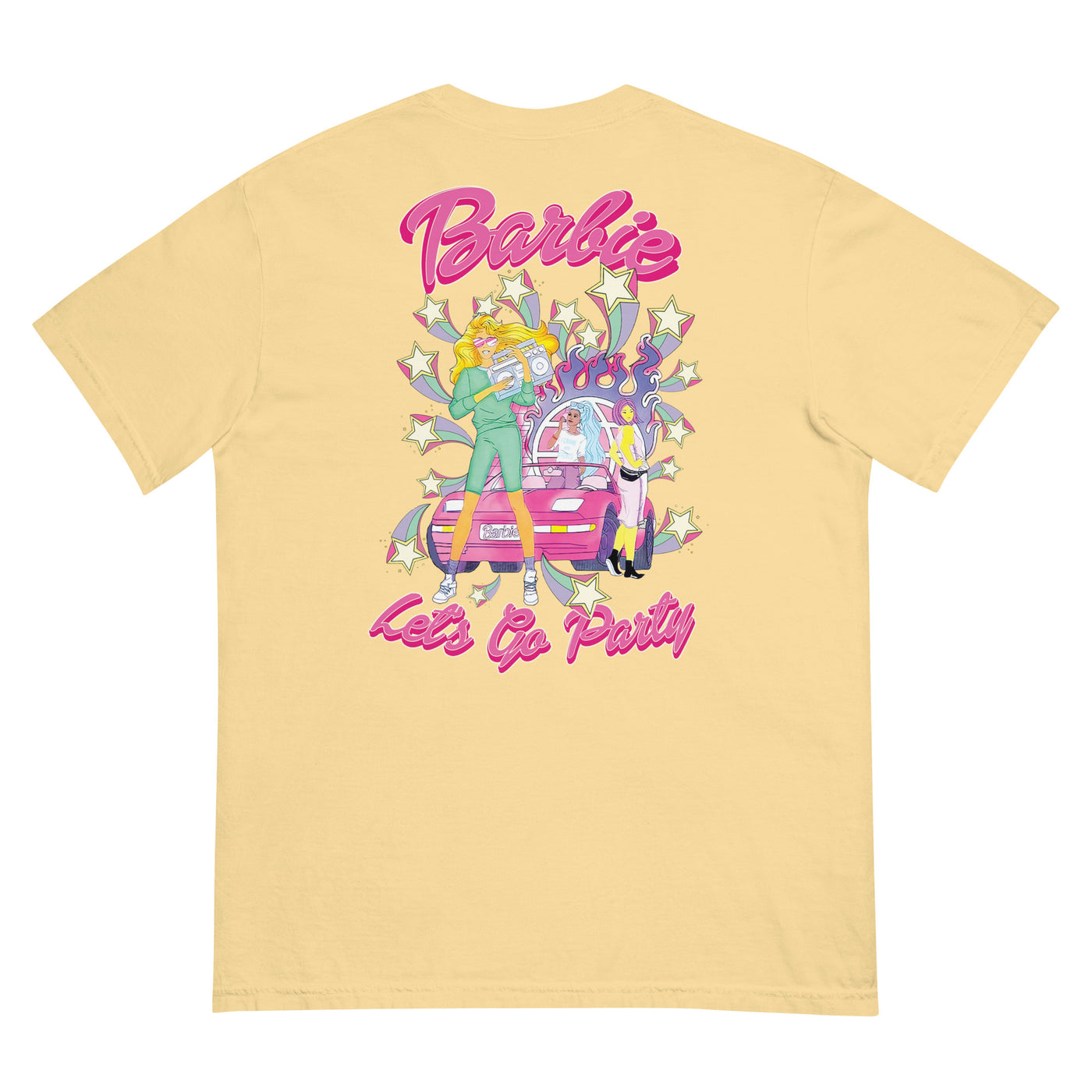Monogrammed 'Let's Go Party' Front & Back T-Shirt