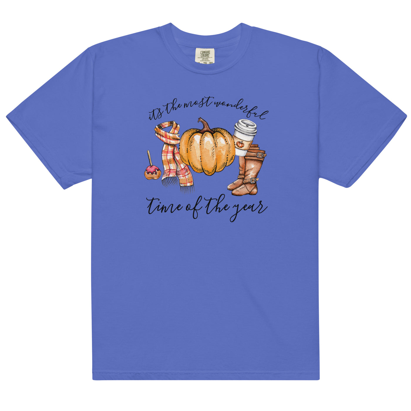 Monogrammed Fall 'Most Wonderful Time' T-Shirt