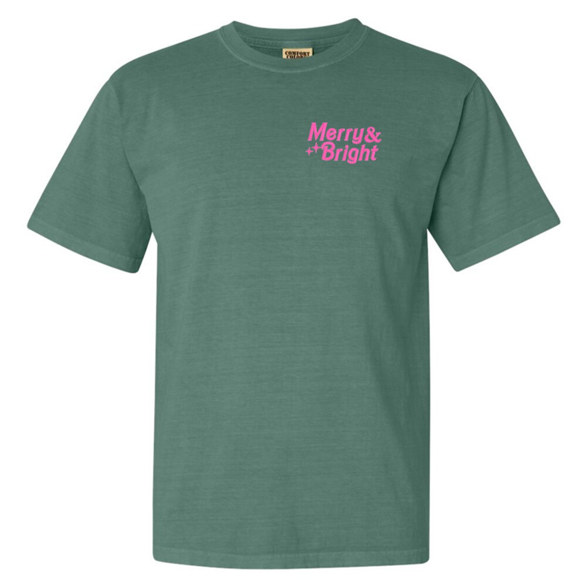 'Merry & Bright' Embroidered Tee - United Monograms