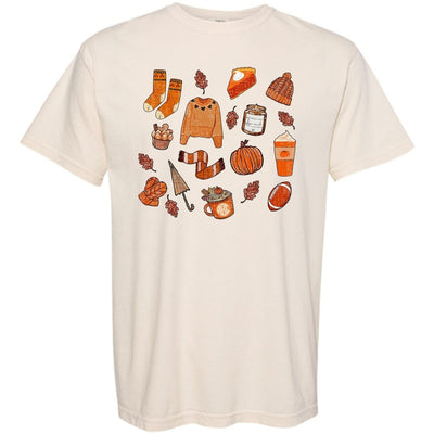 Monogramed 'Cozy Fall' T-Shirt - United Monograms