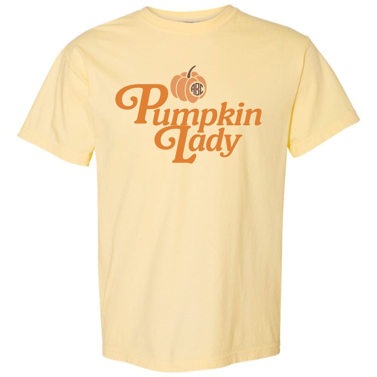 Monogramed 'Pumpkin Lady' T-Shirt - United Monograms